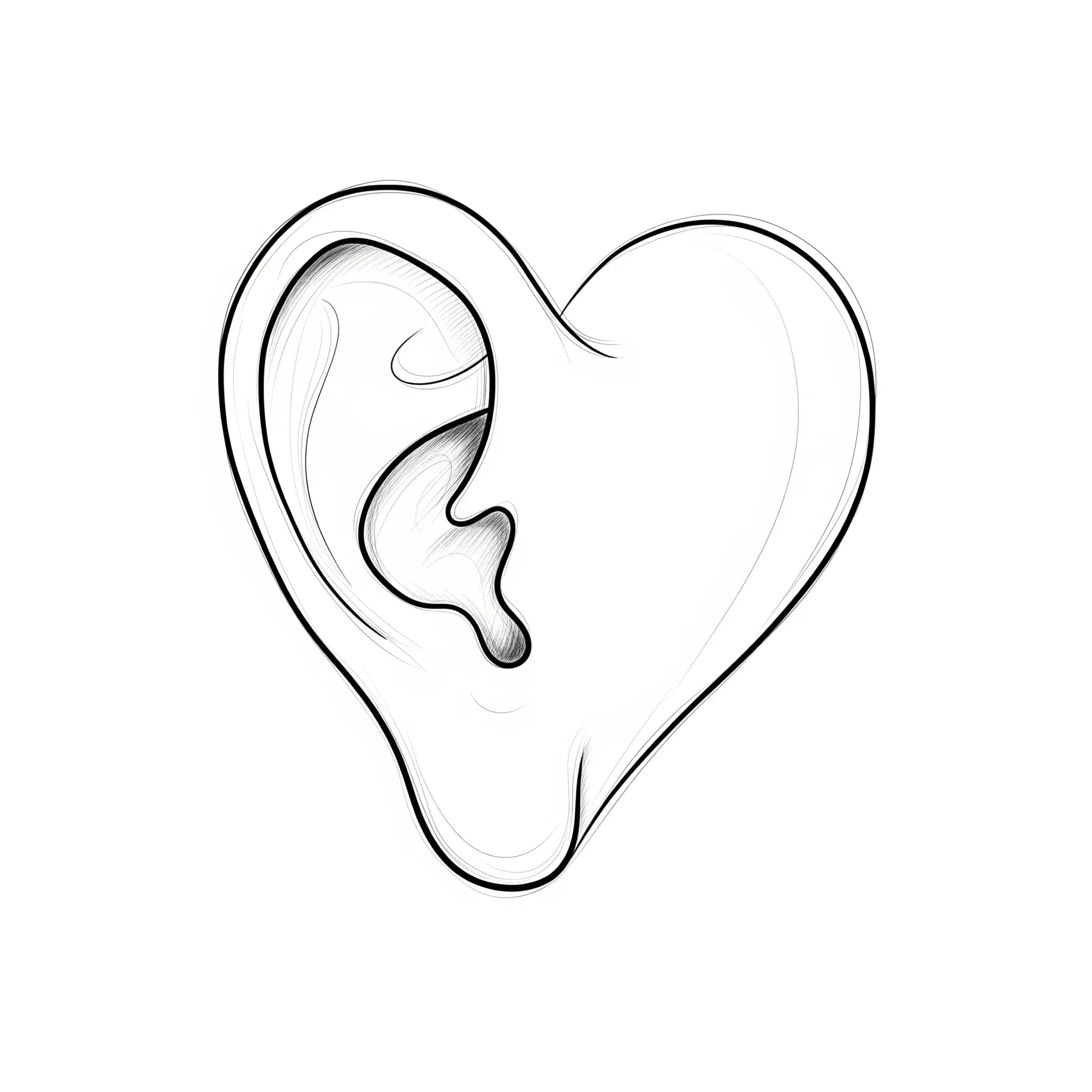 Heart-shaped Ears