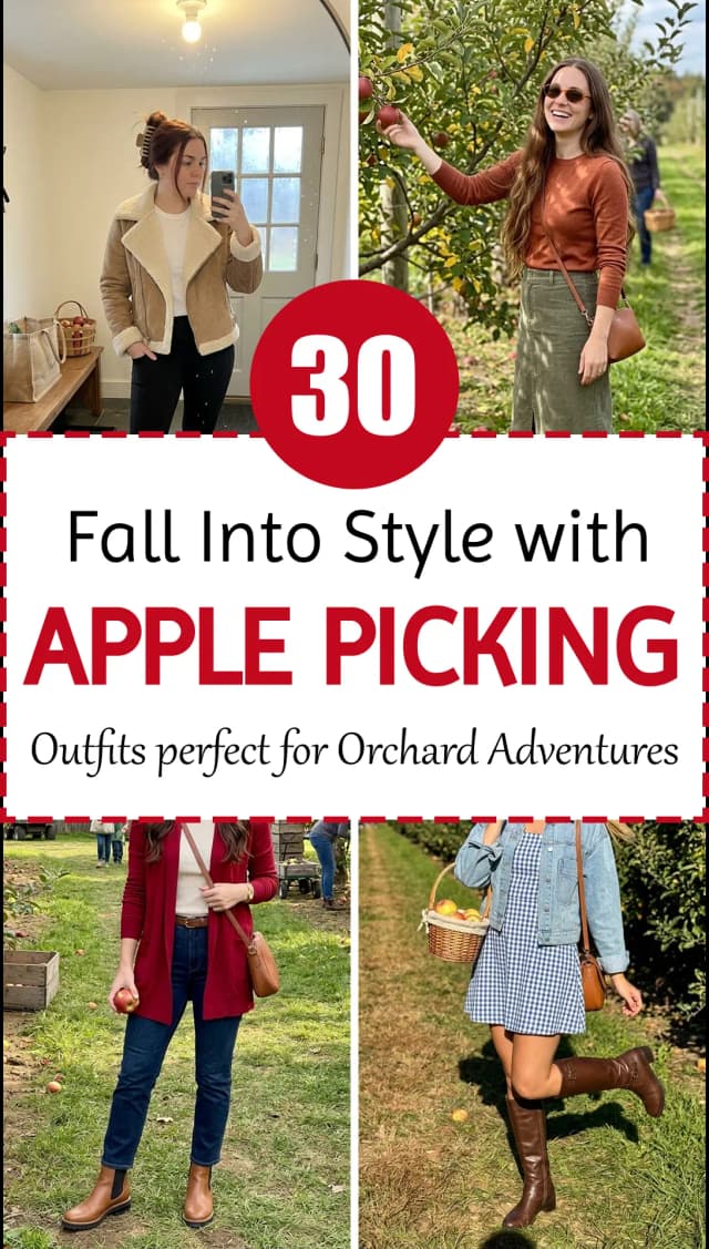 30 Apple Picking Outfits That Make Orchard Season Look Even Better
