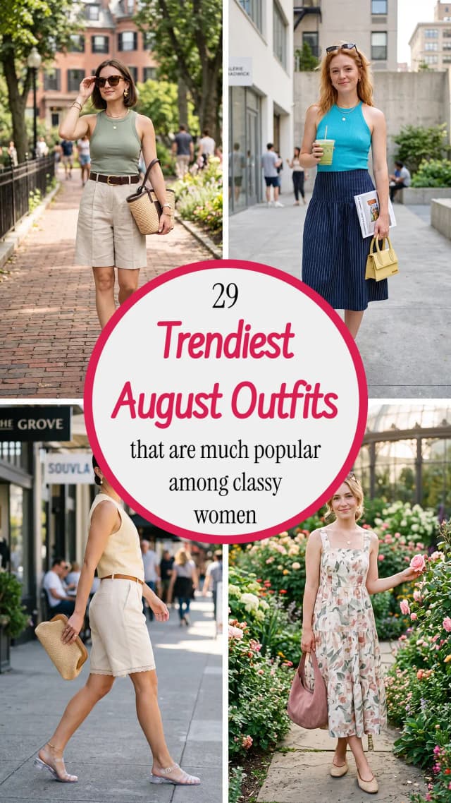 29 Chic August Outfits to Keep Your Summer Style Going Strong