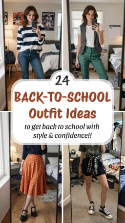 24 Fun Back to School Outfit Ideas for All Teens 2026 🎒✨ | Best Back to School Outfit Ideas | Trendy School Outfits | Cute & Stylish Looks for Teens