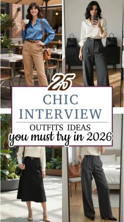 25 Chic Interview Outfits for Women 2026 💼✨ | Professional, Modern & Stylish Looks