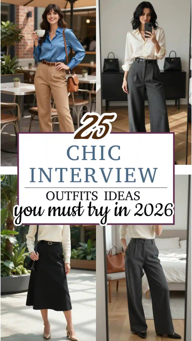 25 Chic Interview Outfits for Women 2026 💼✨ | Professional, Modern & Stylish Looks