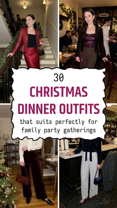 30 Christmas Dinner Outfits 2026 to Copy for a Chic & Festive Look