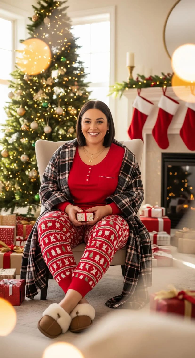 Pyjama Glam for Christmas Morning