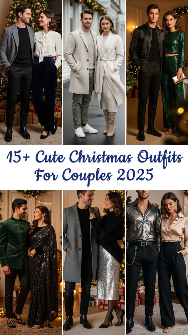 19 Adorable & Trendy Christmas Outfit Ideas for Couples 2025 🎄✨ | Perfect Matching Holiday Looks & Cute Festive Styles