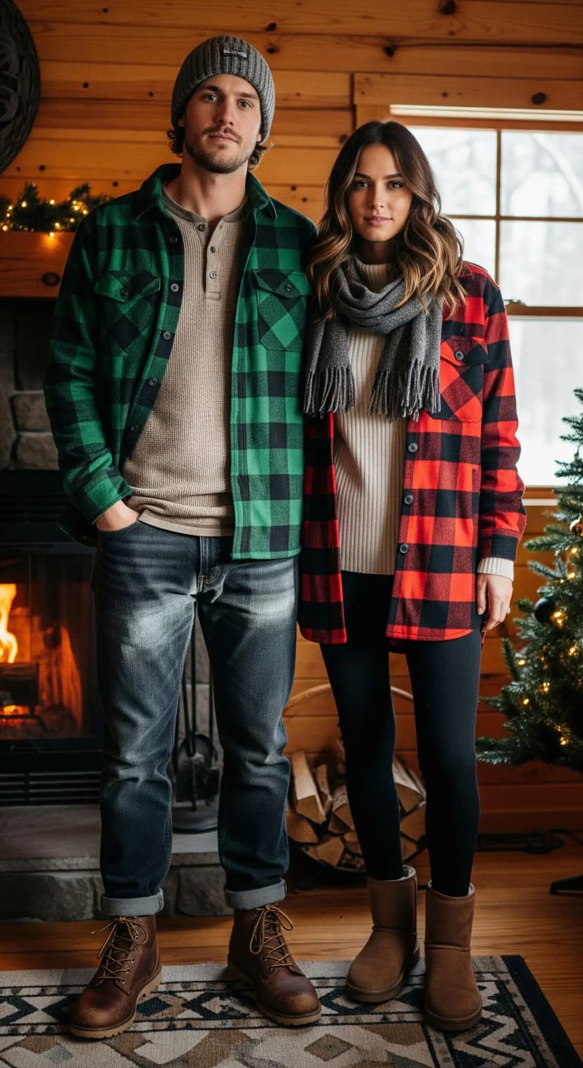 Cozy Cabin Vibes: Buffalo Plaid Shackets