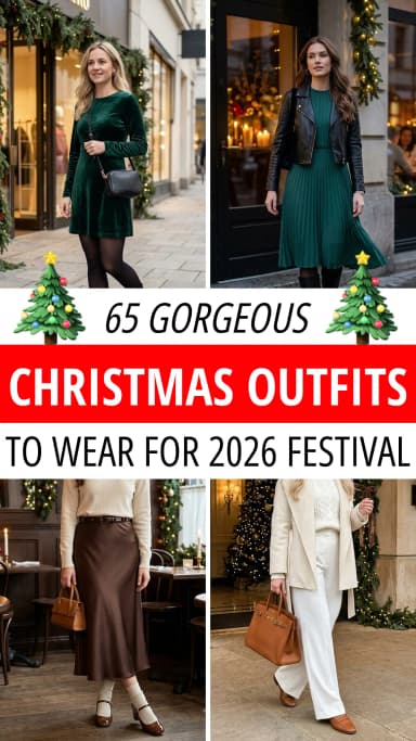 65 Christmas Outfits for Women to Save Before December 2026