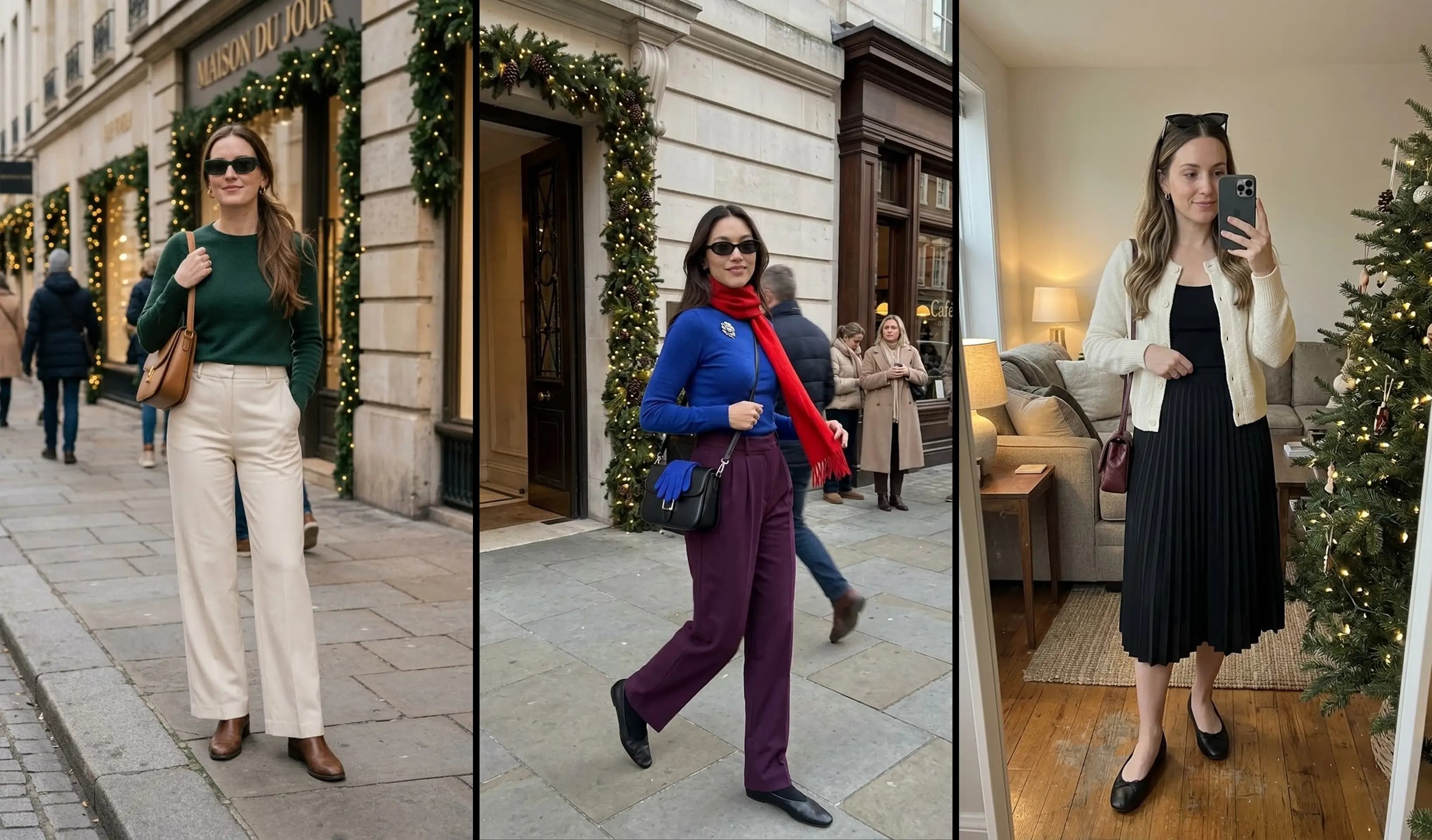 Christmas Shopping Outfits for Women
