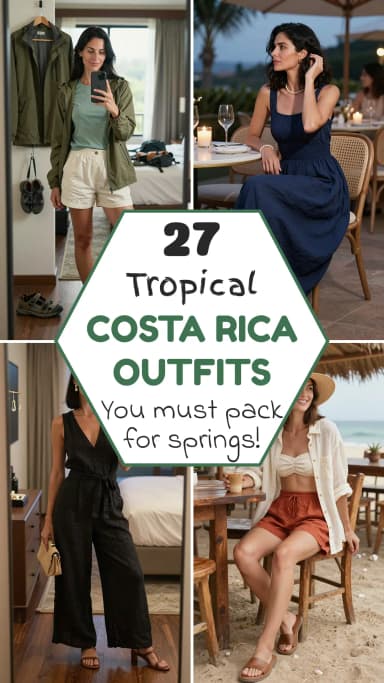 27 Best Costa Rica Outfits for Women 2026 🇨🇷✨ | Ultimate Packing List for Rainforest, Beach & Adventure | Stylish & Practical Tropical Vacation Looks | What to Wear in Costa Rica