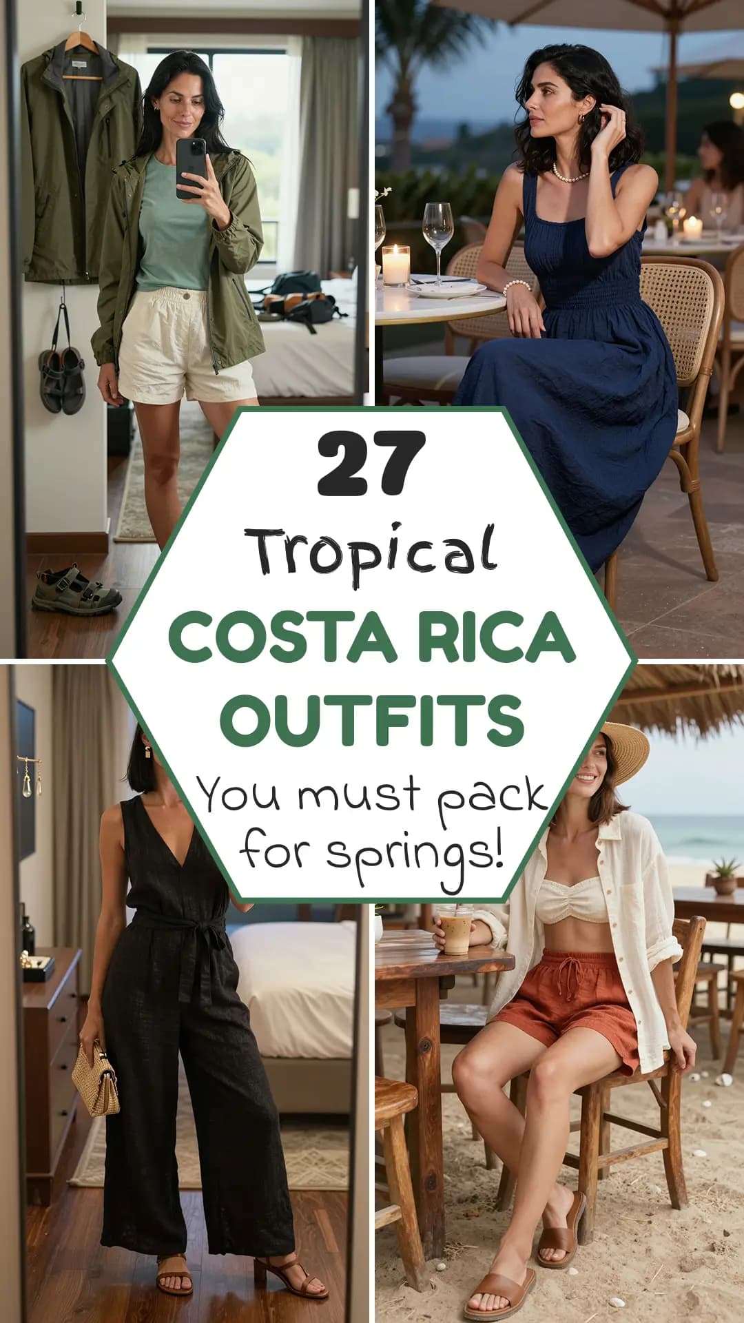 27 Best Costa Rica Outfits for Women 2026 🇨🇷✨ | Ultimate Packing List for Rainforest, Beach & Adventure | Stylish & Practical Tropical Vacation Looks | What to Wear in Costa Rica