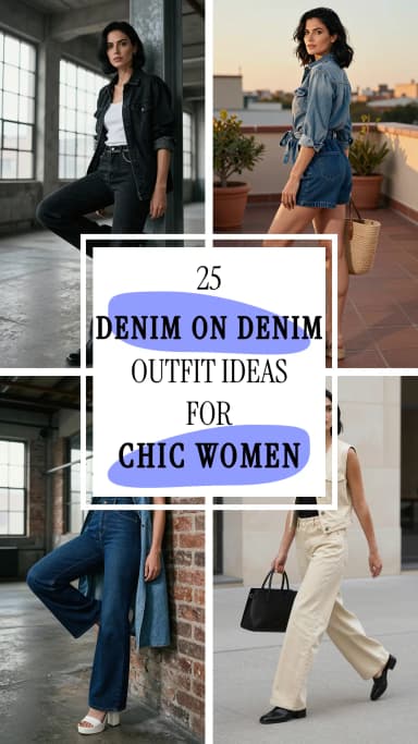 25 Best Denim on Denim Outfit Ideas for Women 2026 👖✨ | Chic Double Denim Looks & Trendy Styles | How to Wear Jean on Jean