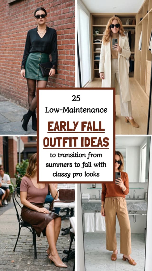 25 Early Fall Outfits That Make the Season Transition Effortless