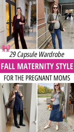 29 Fall Maternity Outfits That Actually Look Good and Feel Comfortable