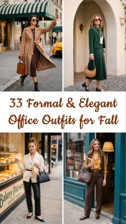 33 Elegant Office Outfits for Fall Season: How to Look Chic, Professional, and Effortlessly Stylish at Work