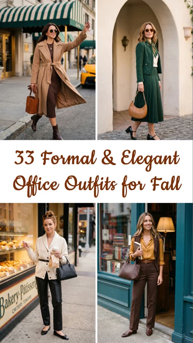 33 Elegant Office Outfits for Fall Season: How to Look Chic, Professional, and Effortlessly Stylish at Work