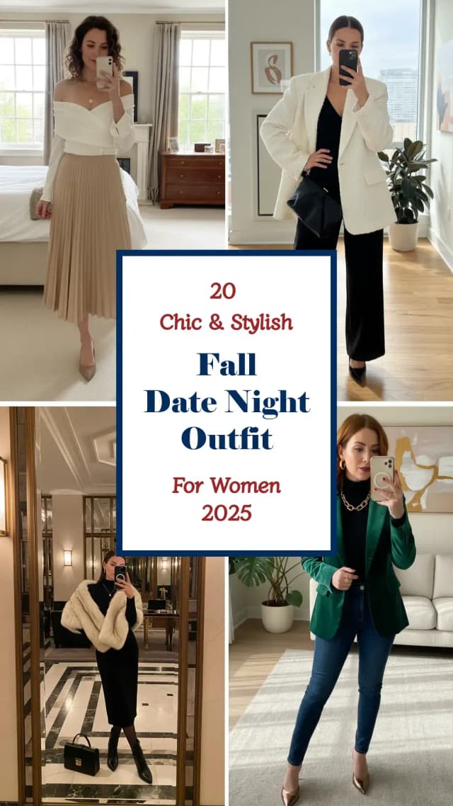 20 Stunning Fall Date Night Outfits | Fall Date Night Outfits for Women 2025 | Best Trendy Fall Date Night Outfits that make you look beautiful and pretty