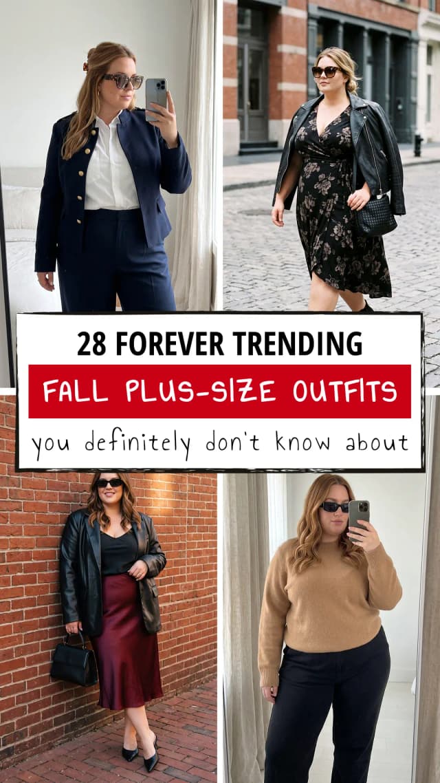 28 Best Fall Outfits for Plus Size Women to Look Chic and Confident