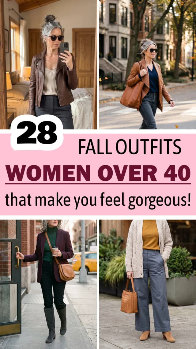 28 Chic Fall Outfits for Women Over 40 and 50 to Look Effortlessly Stylish
