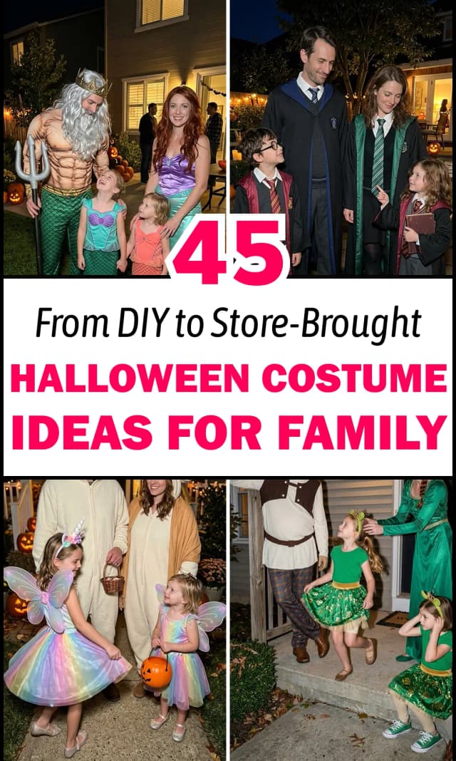 45 Best Family Halloween Costumes That Are Creative & Coordinated