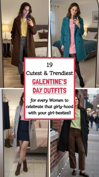19 Galentines Day Outfits - Perfect Looks for Celebrating with Your Besties 2026 | Best Galentines Day Outfit Ideas | Cute & Chic Friend Celebration Looks