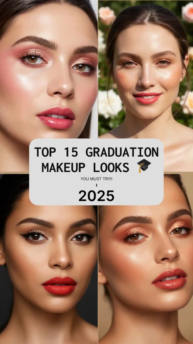 Top 15 Graduation Makeup Looks - You Must Try!!
