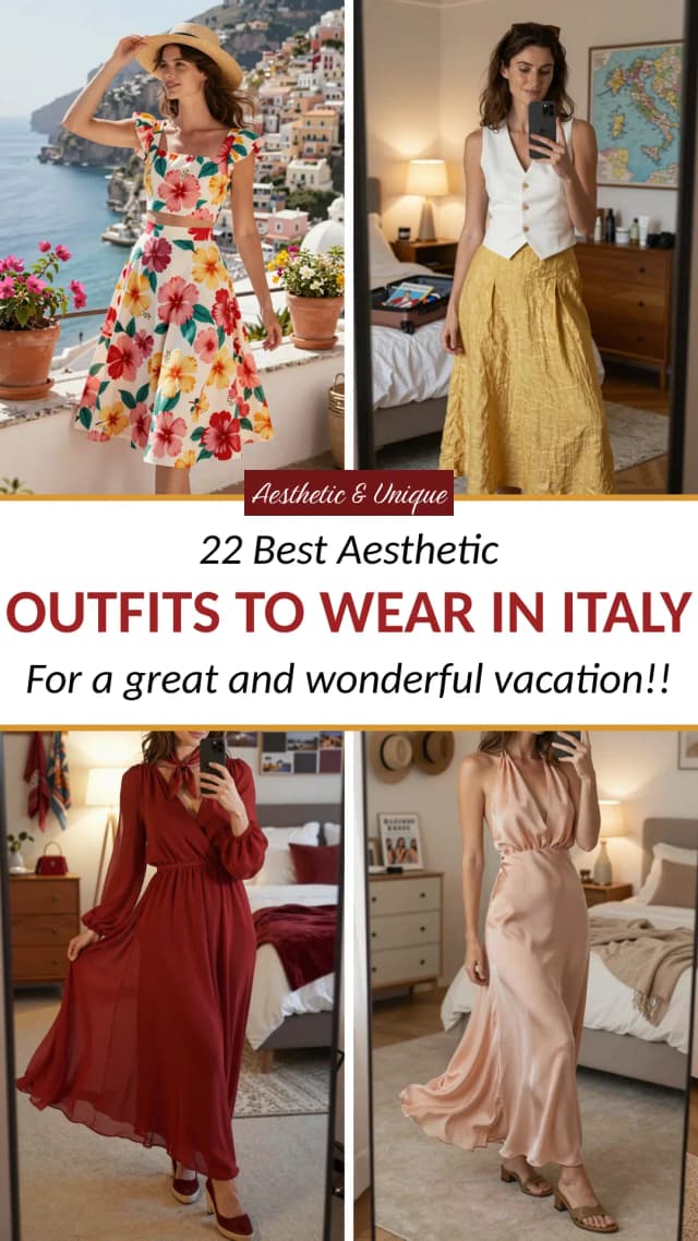 22 Italy Outfits for Effortless Italian Style 2026 ✨ | Best Italy Vacation Outfit Ideas | Casual & Chic Travel Looks | Trendy Italian Fashion