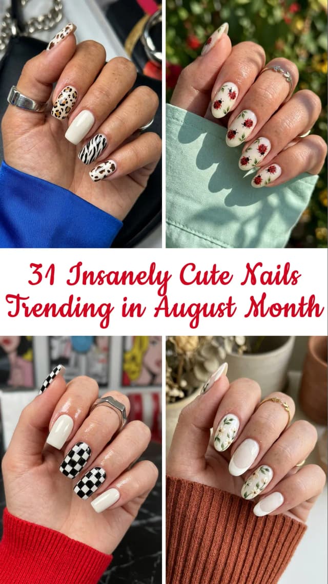 31 Stunning August Nail Designs for Late Summer 2026 ☀️💅 | Best August Nail Ideas | Summer Manicure Trends | Trendy August Mani Inspiration