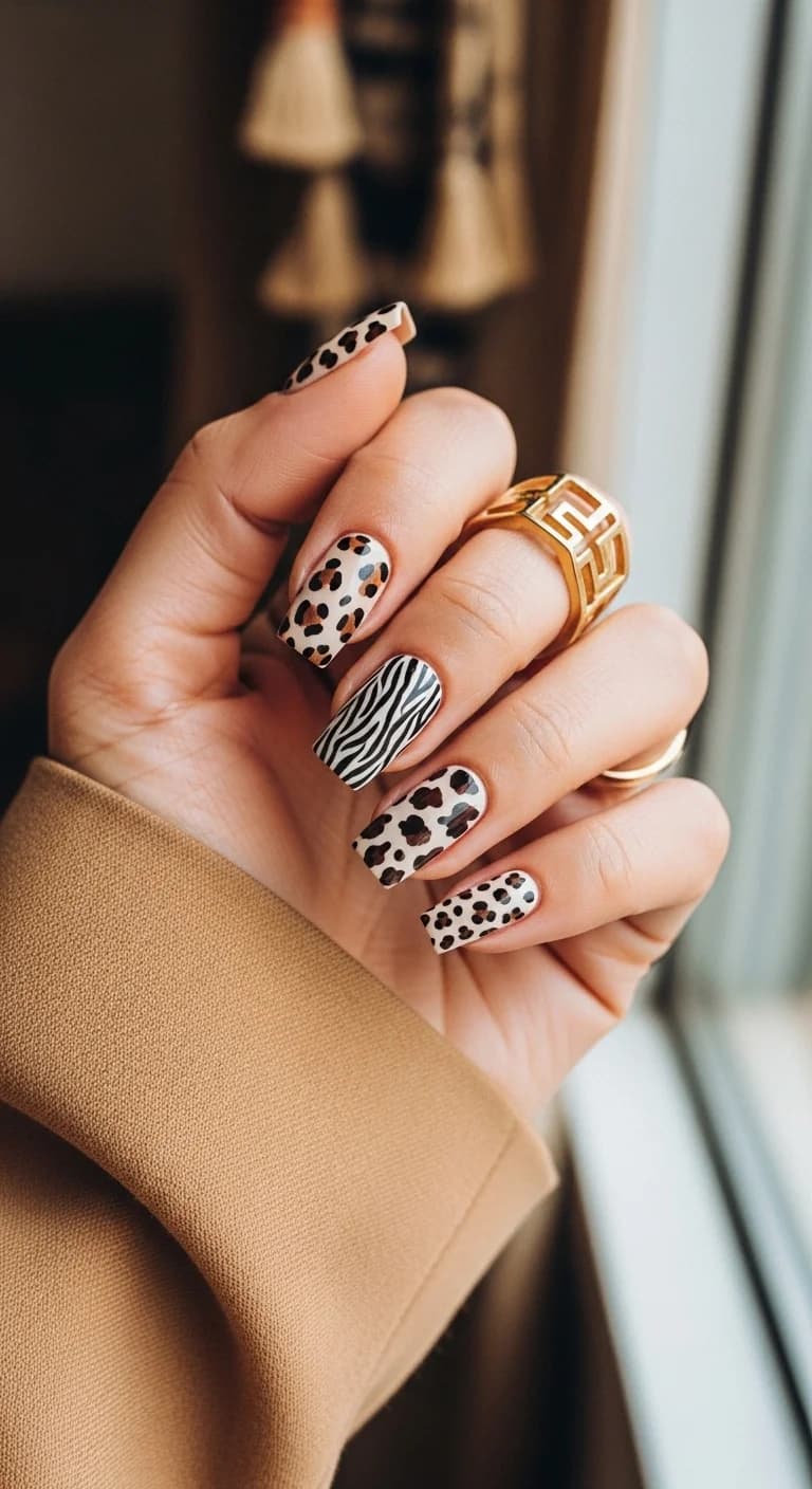 Wild Safari Mix: Leopard & Zebra Print