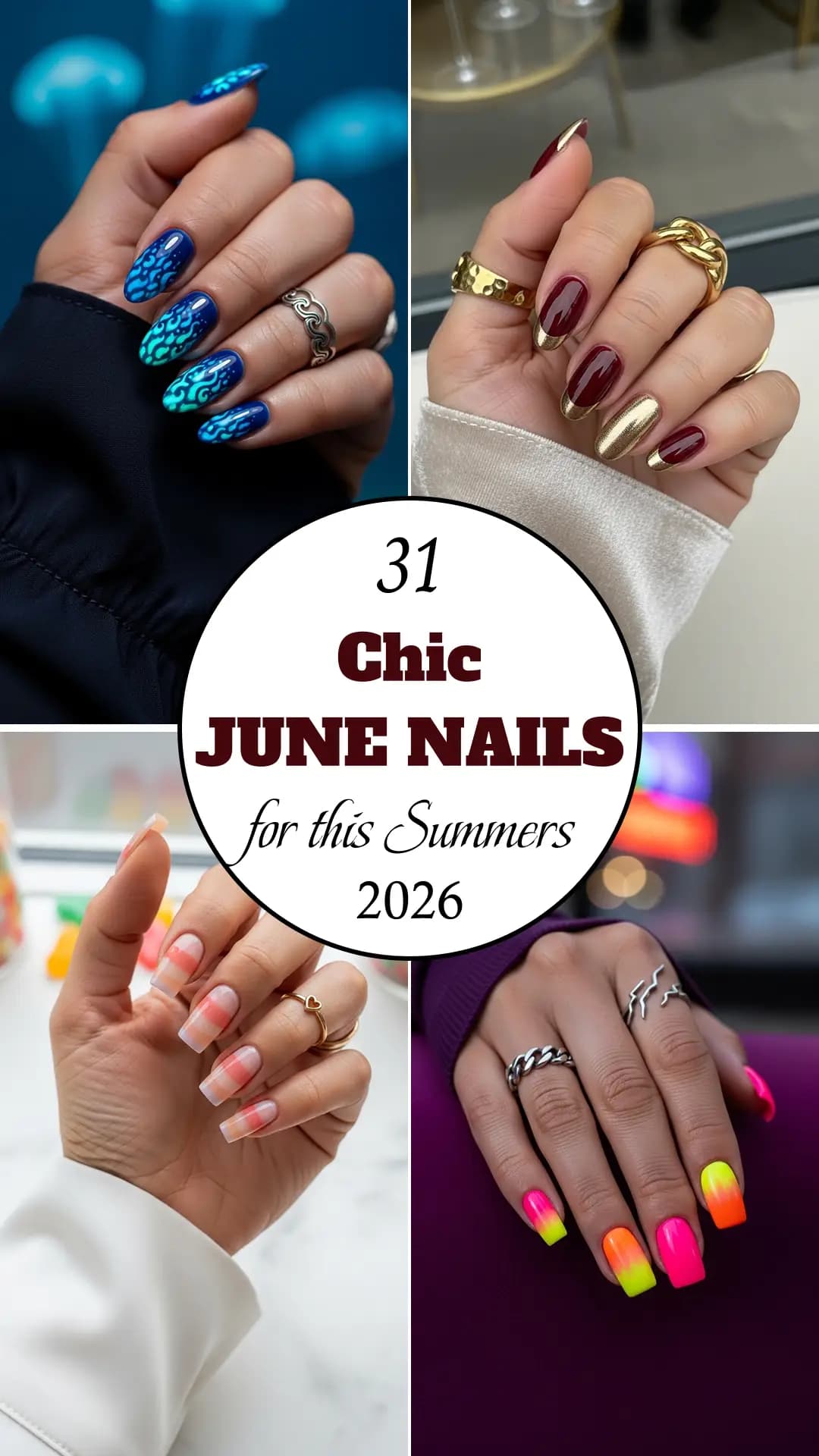 31 Stunning June Nail Designs for Summer 2026 ☀️💅 | Best June Nail Ideas | Summer Manicure Trends | Trendy June Mani Inspiration