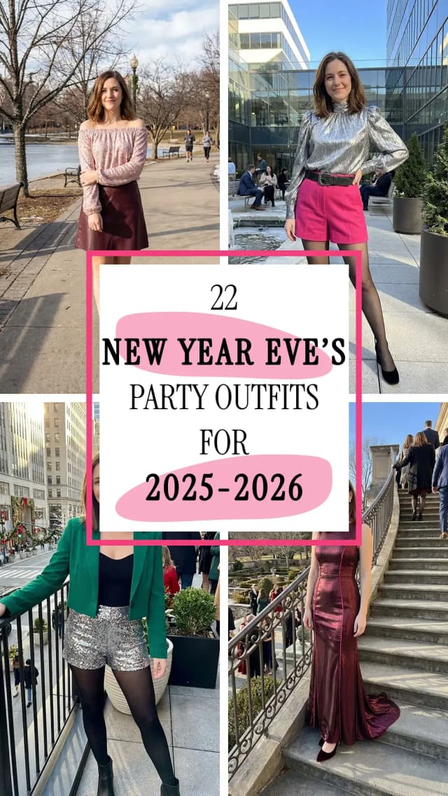 22 New Year's Eve Party Outfits for a Fabulous Countdown 2025 🎉✨ | Best NYE Outfit Ideas | What to Wear for New Year's Eve Party | Stylish Countdown Celebration Looks