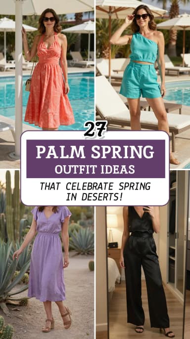 27 Palm Spring Outfits for Women to Wear in 2026 🌴✨ | Best Palm Spring Outfit Ideas | Stylish Desert Looks