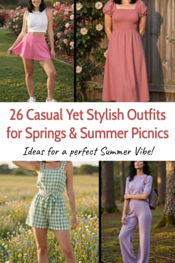 26 Adorable Picnic Date Outfits for Women 2026 🧺🌸 | Cute, Romantic & Chic Outdoor Date Ideas | What to Wear to a Picnic Date