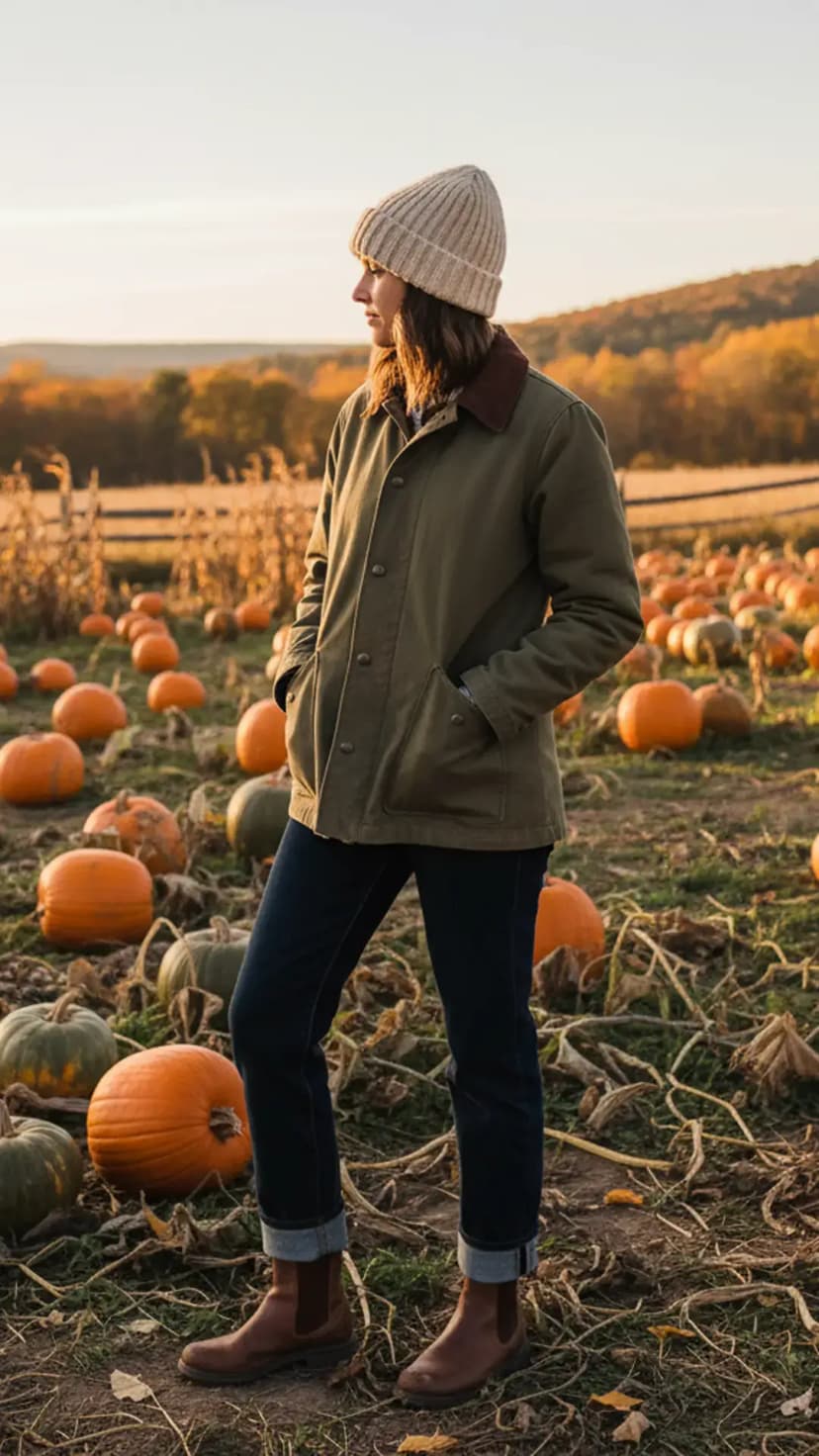 Cozy Barn Jacket Look