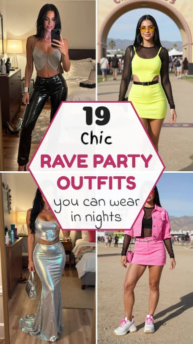 19 Best Rave Party Outfits for Women 2026 🌈✨ | Trendy, Edgy & Creative Festival Appearance Guide for an Unforgettable Night