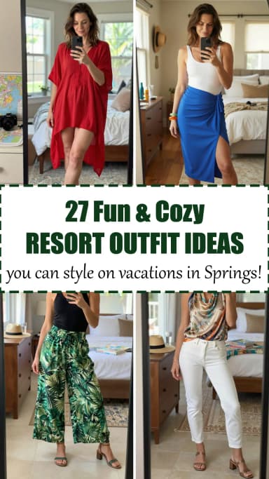 27 Chic Resort Outfits for Your Next Vacation 2026 | Best Resort Wear Ideas | What to Wear on Vacation