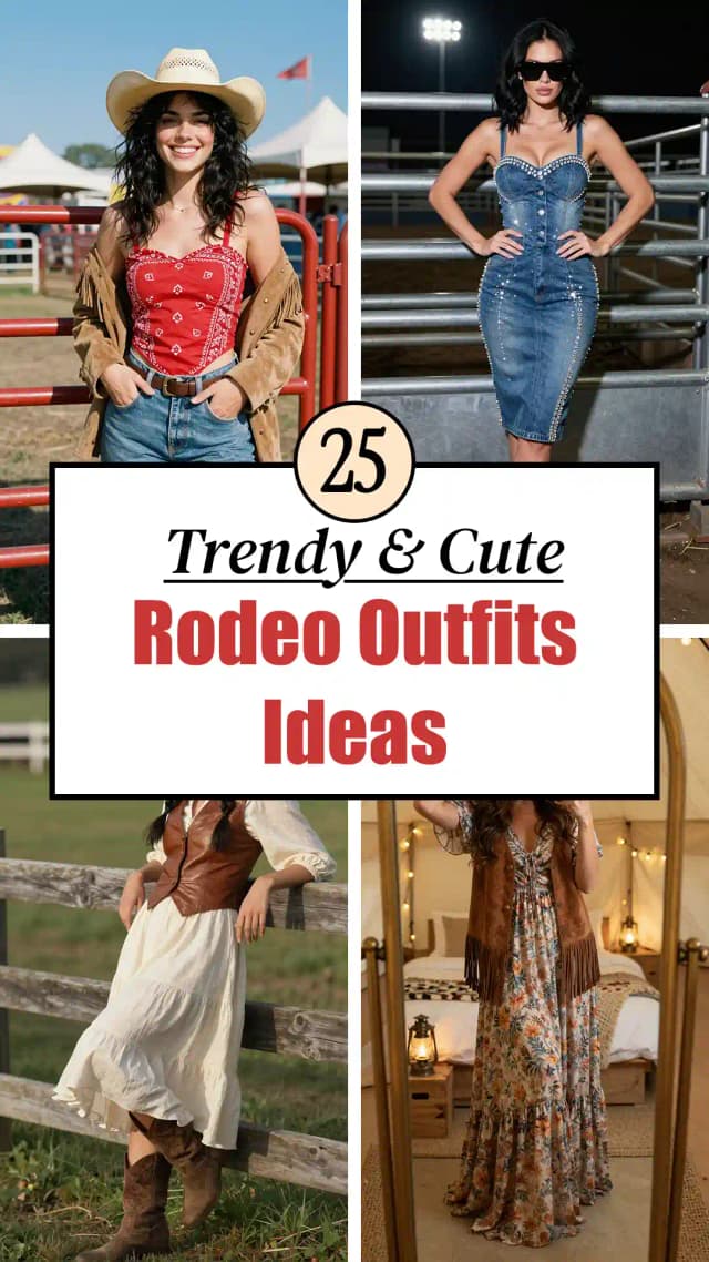 25 Best Rodeo Outfits for Women 2026 🤠👢 | Trendy, Cute & Authentic Rodeo Looks