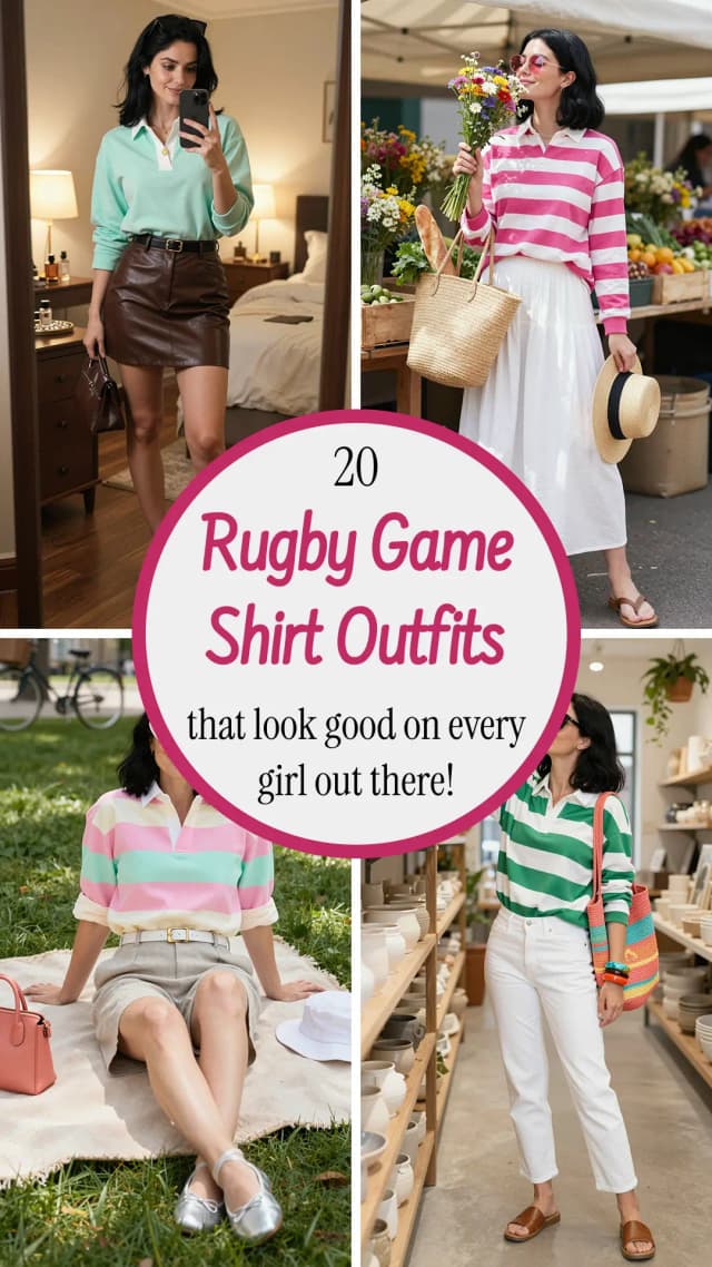 20 Best Rugby Shirt Outfits for Women 2026 🏉👕✨ | Chic, Trendy & Sporty-Chic Style Guide | How to Style a Rugby Shirt
