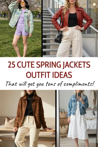 25 Best Spring Jacket Outfit Ideas for Women 2026 🌸🧥 | Trendy, Cute & Chic Spring Looks