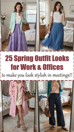 25 Spring Office Outfits for Professional Style 2026 | Best Spring Office Outfit Ideas | Fresh Professional Looks for the Office | Corporate Spring Outfits for Women | Work Wear Outfits in Spring Season