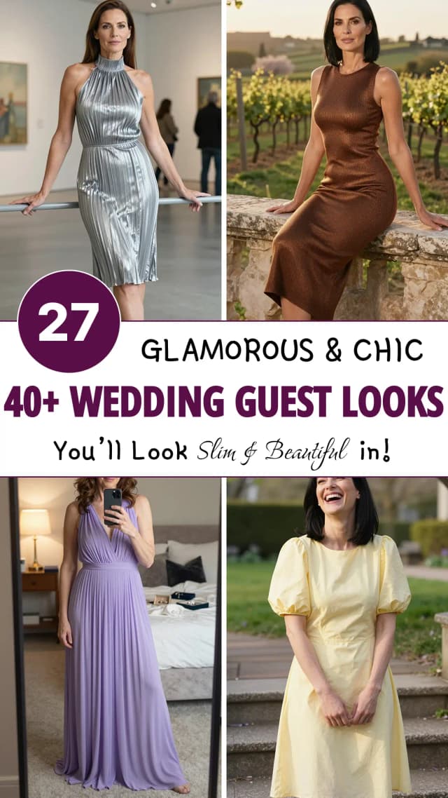 26 Stunning Spring Wedding Guest Outfits for Women Over 40 & 50 🌸✨ | Elegant, Chic & Age-Appropriate Styles 2026 | What to wear to a spring wedding if you're over 40