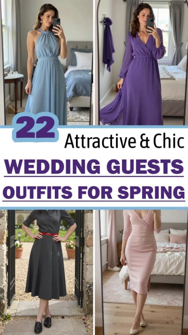 22 Spring Wedding Guest Outfits for Looking Absolutely Gorgeous At the Wedding in 2026 | Best Spring Wedding Guest Outfit Ideas | Elegant Wedding Guest Looks | Trendy Spring Wedding Fashion
