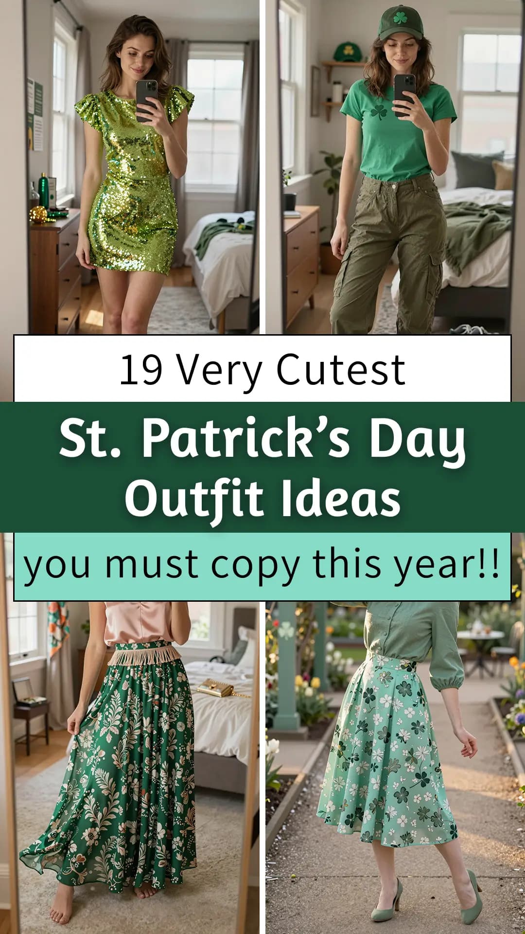 19 St. Patrick's Day Outfits for a Festive Celebration 2026 | Best St. Patrick's Day Outfit Ideas | Festive and Chic Looks for Your Celebration