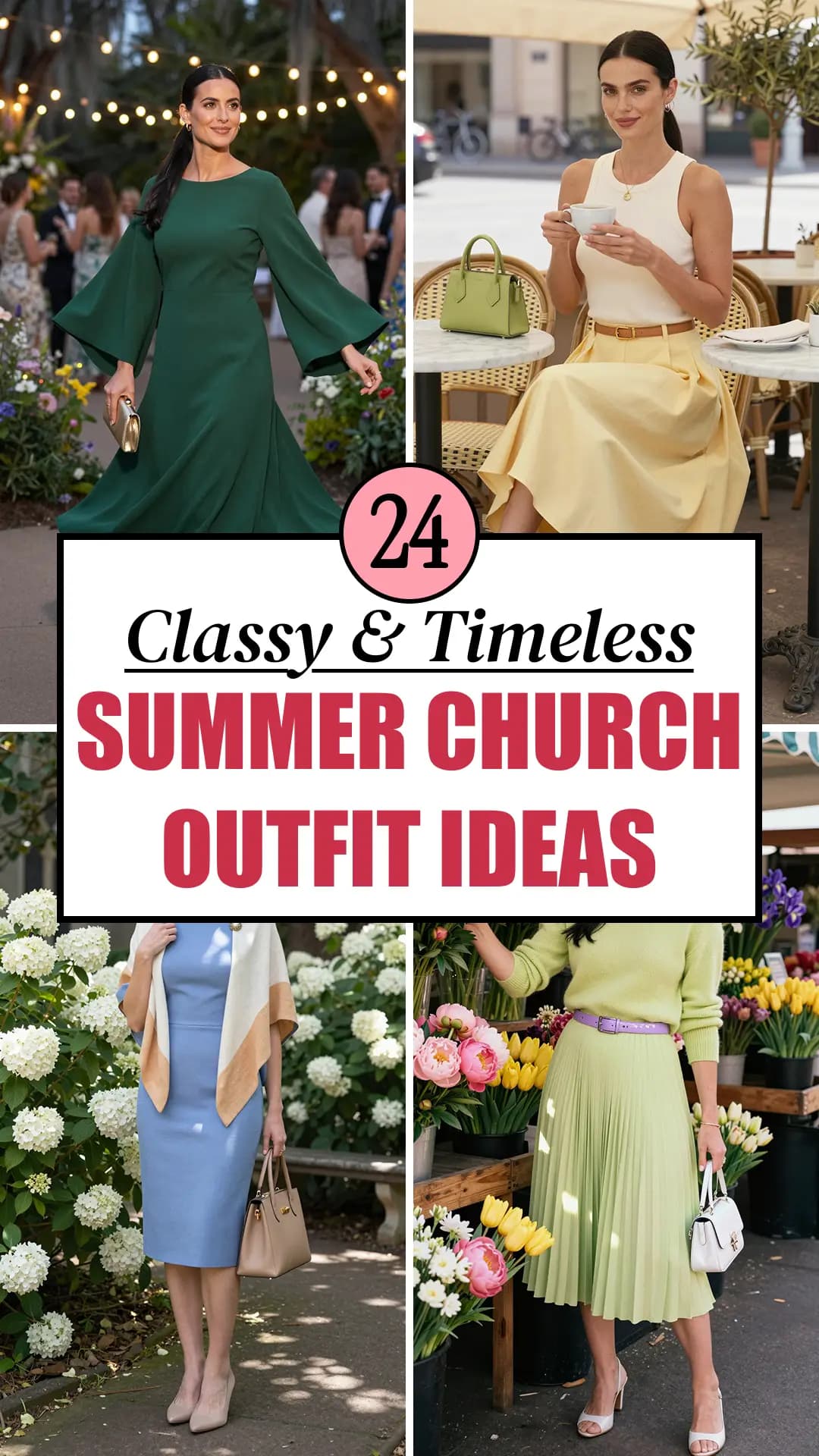 24 Best Summer Church Outfits for Women 2026 ⛪✨👗 | Modest, Elegant & Breathable Sunday Service Style Guide | What to Wear to Church in Summer