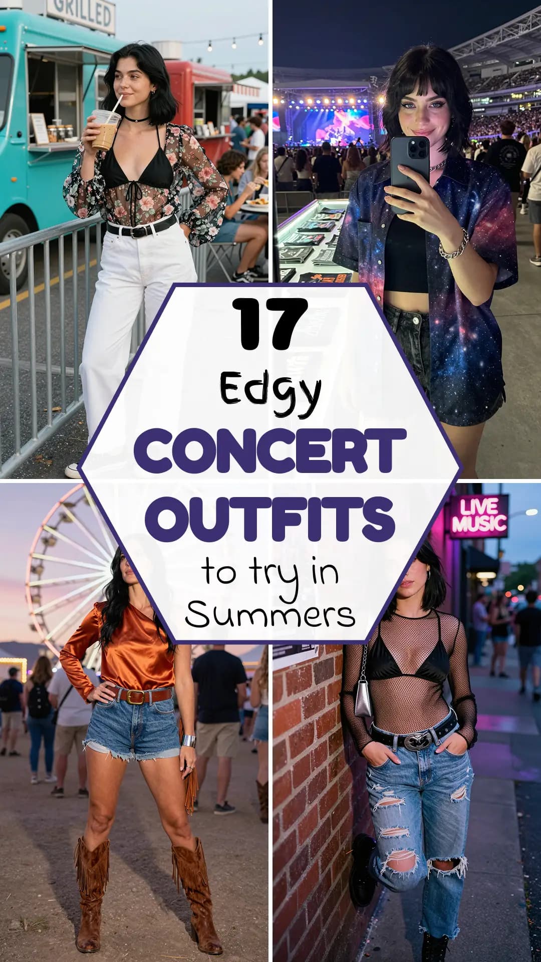 17 Best Summer Concert Outfits for Women 2026 ✨🎸🎤 | From Boho Festival Sets to Edgy Stadium Looks