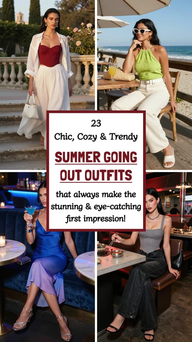 23 Best Summer Going Out Outfits for Women 2026 💃🌟🍸 | Chic, Trendy & Cute Night Out Style Guide | What to Wear Going Out This Summer