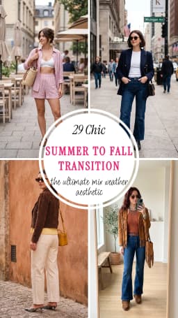 29 Chic Summer to Fall Transition Outfits (2026)
