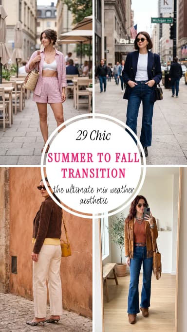 29 Chic Summer to Fall Transition Outfits (2026)