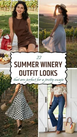 22 Best Summer Winery Outfits for Women 2026 🍷🍇☀️