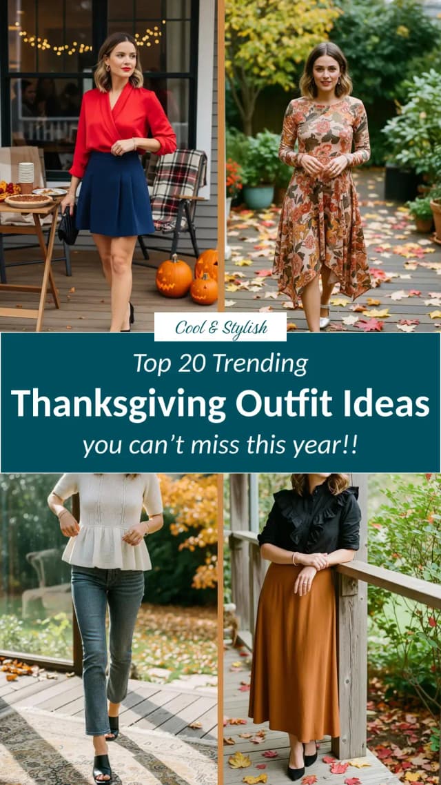 20 Stunning Thanksgiving Outfits for Women 2025 | Best Thanksgiving Outfit Ideas | What to Wear for Thanksgiving Dinner | Cute Thanksgiving Outfits for Family Gatherings