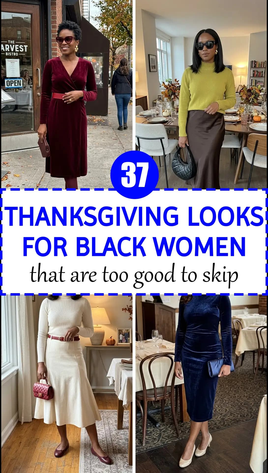 37 Thanksgiving Outfits for Black Women That Are Too Good to Skip